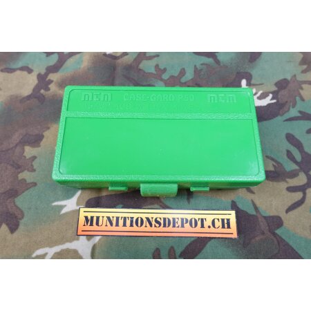 Patronenbox MTM .45ACP, .40S&W, 10mm; grün