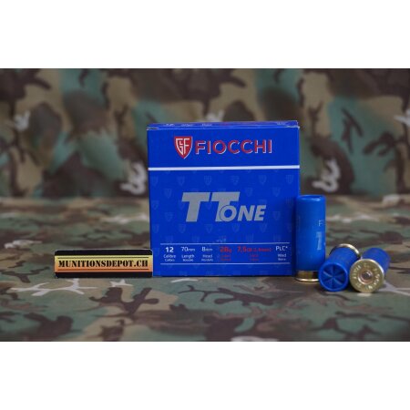 Fiocchi 12/70 TT ONE für Tontauben 2.4mm 28g; 25 Stk