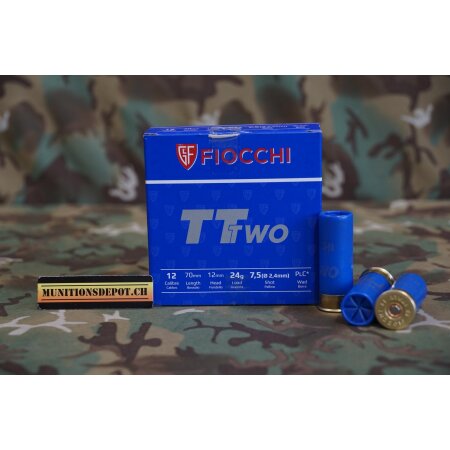 Fiocchi 12/70 TT TWO für Tontauben 2.4mm 24g; 25 Stk