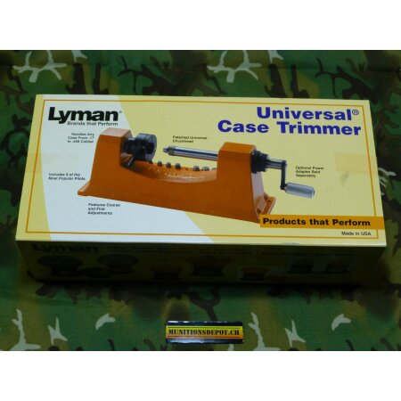 Hülsentrimmer Lyman Case Trimmer 9-Pilot Carbide Cutter