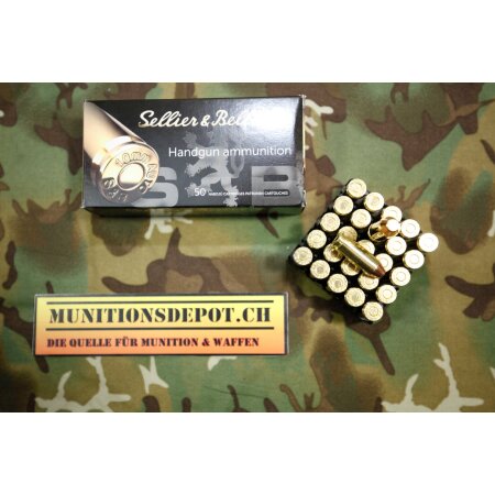 Sellier & Bellot 10mm Auto 180grs/11.7g FMJ; 50 Stk