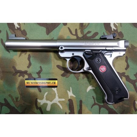 Pistole Ruger Mark IV Target .22lr 5.5 Satin Stainless